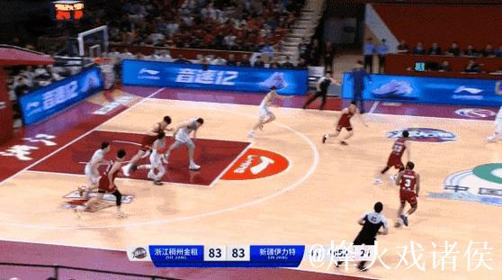 威金顿32分阿不都12+9 新疆客胜浙江总分2-1